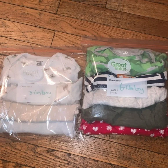 3-6m boy and 6-12m boy baby clothes bundle - Picture 1 of 15